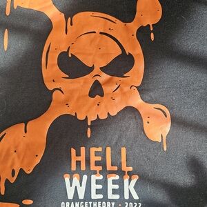 Orangetheory Black Tee with Logo